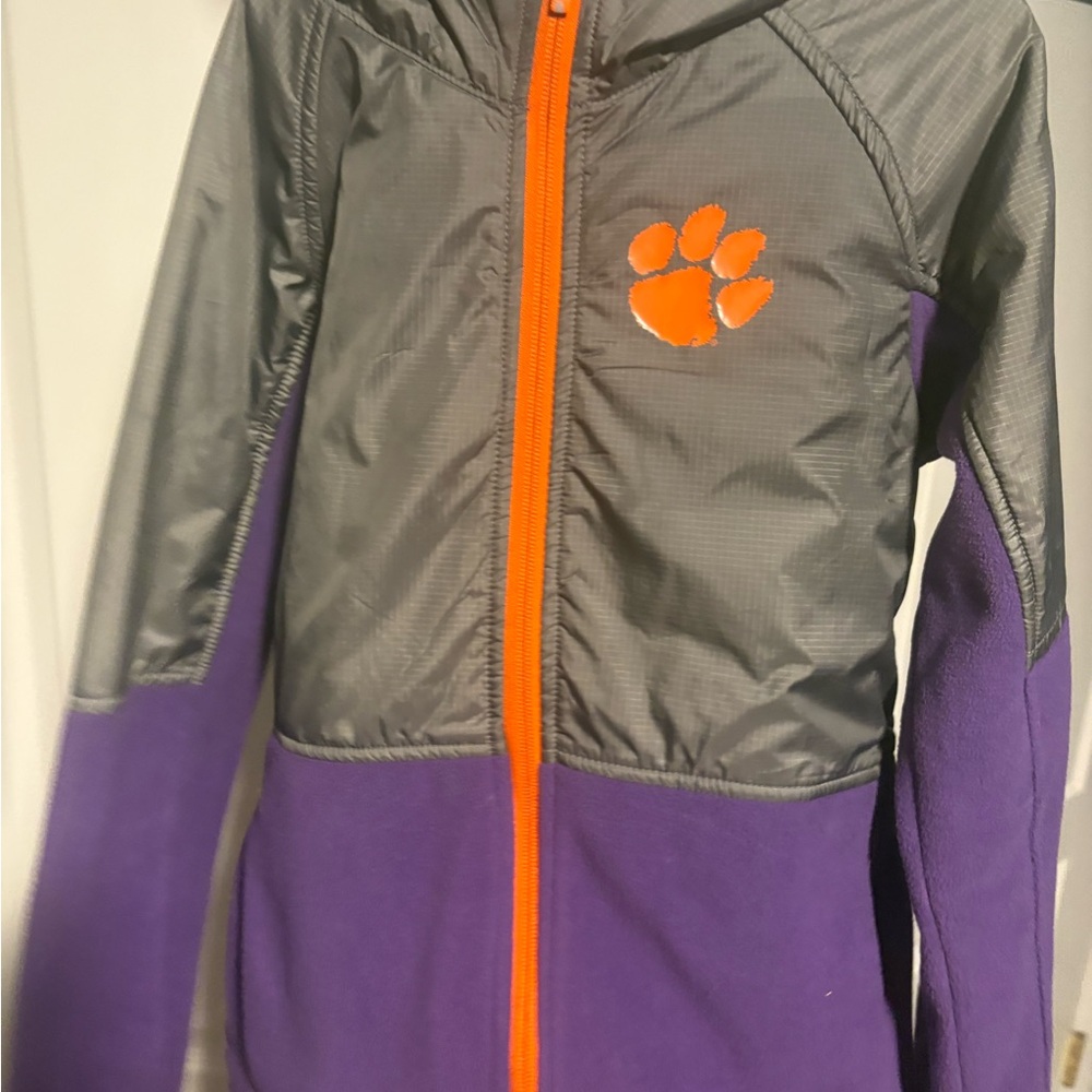 Columbia Purple Jacket with Light Blue Trim